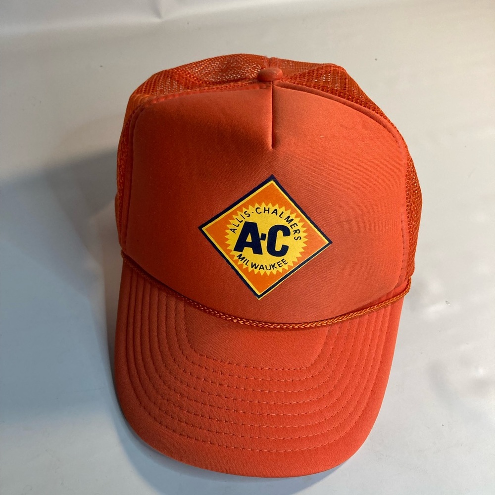 Allis Chalmers Milwaukee mens Sun cap trucker mesh adjustable baseball cap